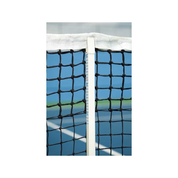 Poteaux de tennis de jeu en simple