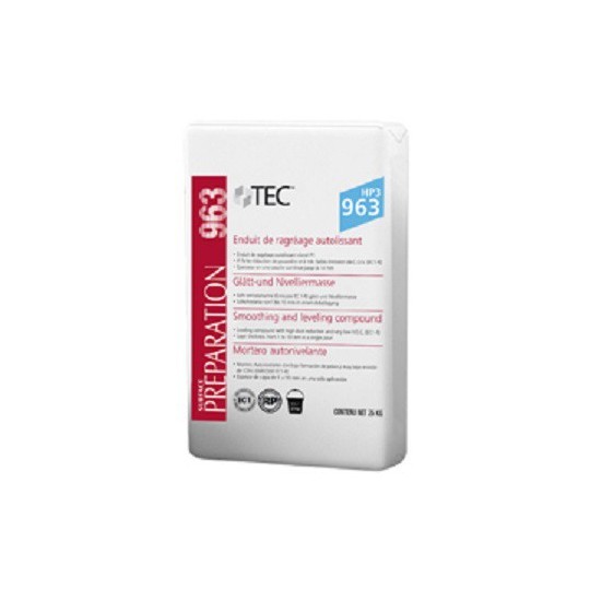 Enduit de ragréage autolissant - classé P3 - à forte réduction de poussière TEC™ - 963 HP3